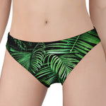 Tropical Palm Leaf Print Women's Panties