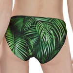 Tropical Palm Leaf Print Women's Panties
