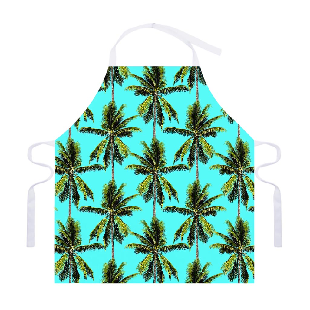 Tropical Palm Tree Pattern Print Adjustable Apron