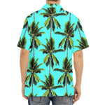 Tropical Palm Tree Pattern Print Aloha Shirt