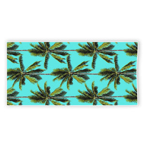 Tropical Palm Tree Pattern Print Beach Towel