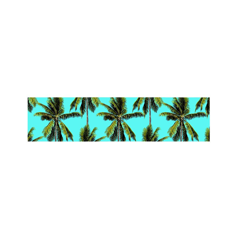 Tropical Palm Tree Pattern Print Bed Runner