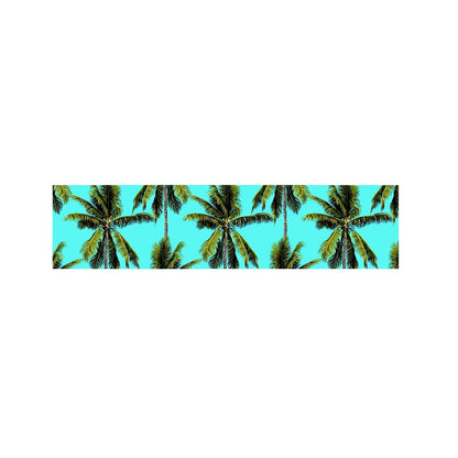 Tropical Palm Tree Pattern Print Bed Runner