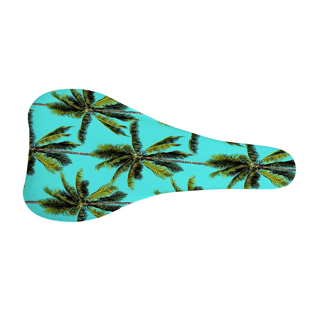 Tropical Palm Tree Pattern Print Bicycle Seat Cover