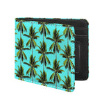 Tropical Palm Tree Pattern Print Bifold Wallet
