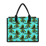 Tropical Palm Tree Pattern Print Canvas Tote Bag