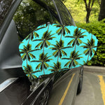 Tropical Palm Tree Pattern Print Car Side Mirror Covers