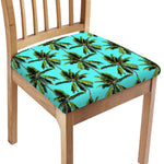 Tropical Palm Tree Pattern Print Chair Cushion Cover