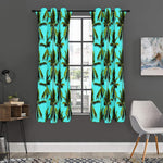 Tropical Palm Tree Pattern Print Curtain