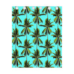 Tropical Palm Tree Pattern Print Curtain