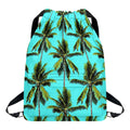 Tropical Palm Tree Pattern Print Drawstring Backpack