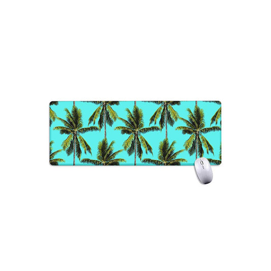 Tropical Palm Tree Pattern Print Extended Mouse Pad