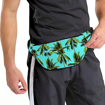 Tropical Palm Tree Pattern Print Fanny Pack