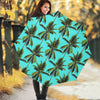 Tropical Palm Tree Pattern Print Foldable Umbrella