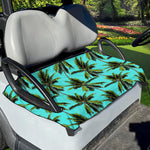 Tropical Palm Tree Pattern Print Golf Cart Seat Cover