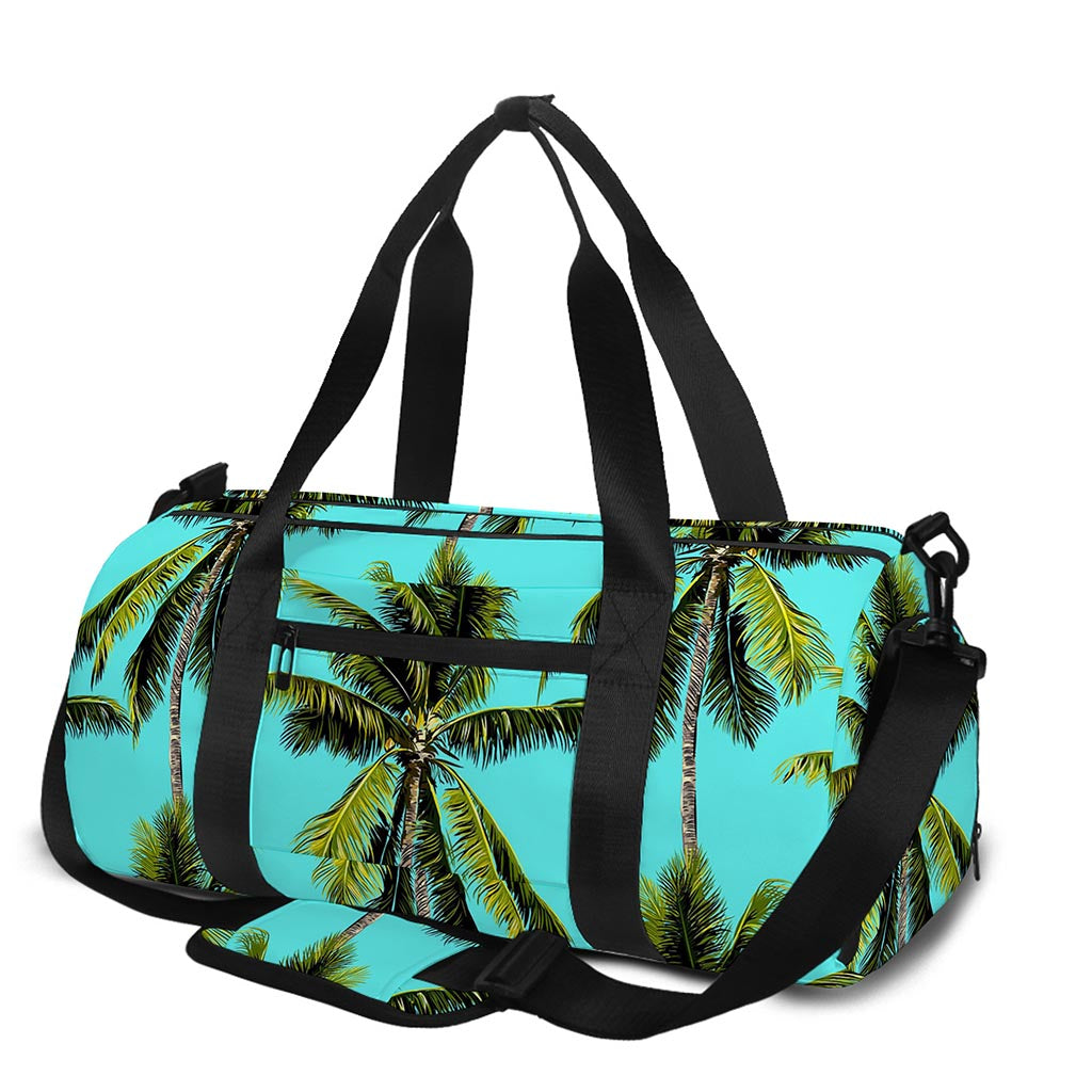 Tropical Palm Tree Pattern Print Gym Bag