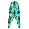 Tropical Palm Tree Pattern Print Hammer Pants
