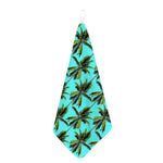 Tropical Palm Tree Pattern Print Hand Towel
