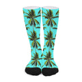 Tropical Palm Tree Pattern Print Long Socks