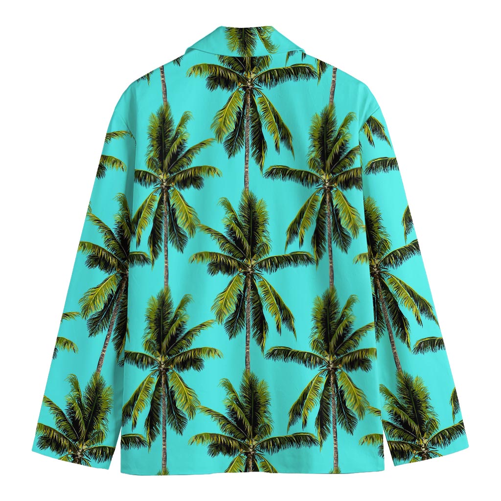 Tropical Palm Tree Pattern Print Men's Blazer