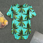 Tropical Palm Tree Pattern Print Men's Bodysuit