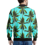 Tropical Palm Tree Pattern Print Men's Bomber Jacket