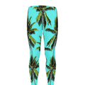 Tropical Palm Tree Pattern Print Men's Leggings
