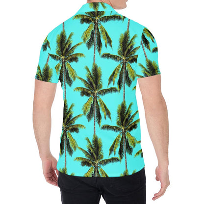 Tropical Palm Tree Pattern Print Men's Shirt