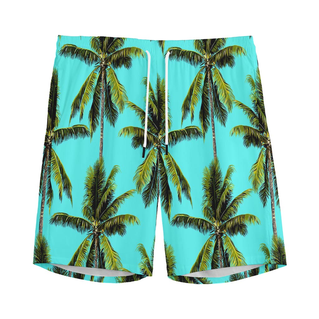 Tropical Palm Tree Pattern Print Men's Sports Shorts