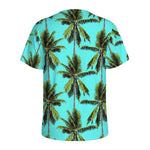 Tropical Palm Tree Pattern Print Men's Sports T-Shirt