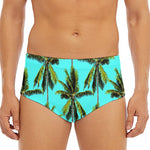 Tropical Palm Tree Pattern Print Men's Triangle Swim Briefs
