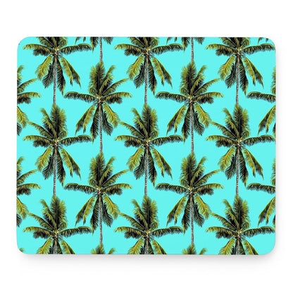Tropical Palm Tree Pattern Print Mouse Pad