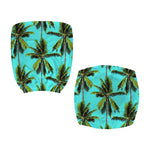 Tropical Palm Tree Pattern Print Office Chair Cover