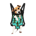 Tropical Palm Tree Pattern Print Pet Carrier Backpack