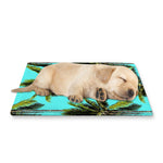 Tropical Palm Tree Pattern Print Pet Cooling Mat Cover