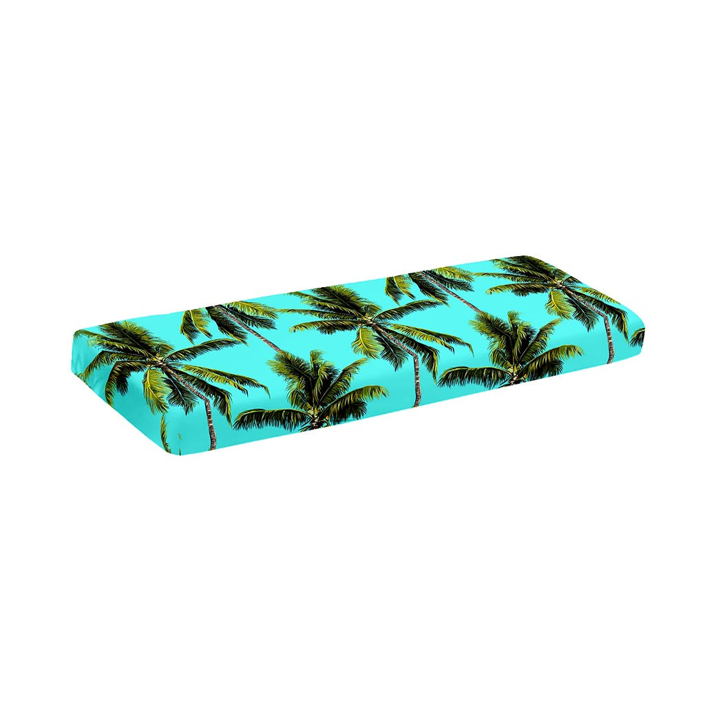 Tropical Palm Tree Pattern Print Piano Keyboard Cover