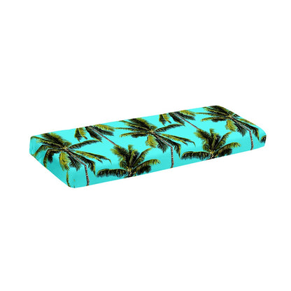 Tropical Palm Tree Pattern Print Piano Keyboard Cover