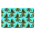 Tropical Palm Tree Pattern Print Polyester Doormat