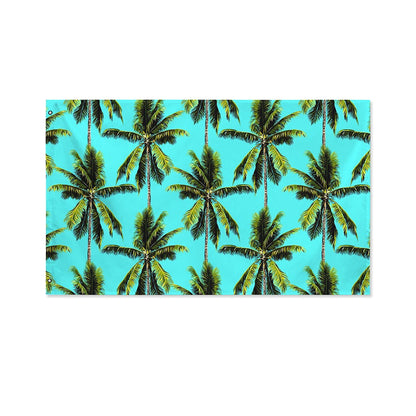 Tropical Palm Tree Pattern Print Polyester Flag
