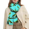 Tropical Palm Tree Pattern Print Scarf