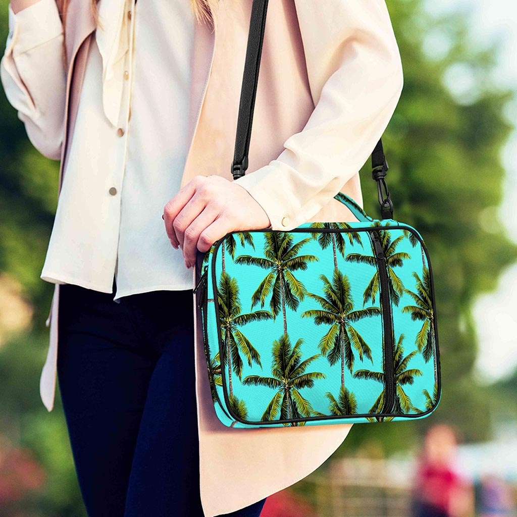 Tropical Palm Tree Pattern Print Shoulder Strap Bible Bag
