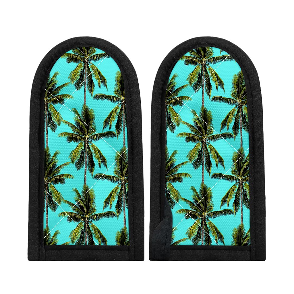 Tropical Palm Tree Pattern Print Skillet Handle Cover