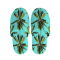Tropical Palm Tree Pattern Print Slippers