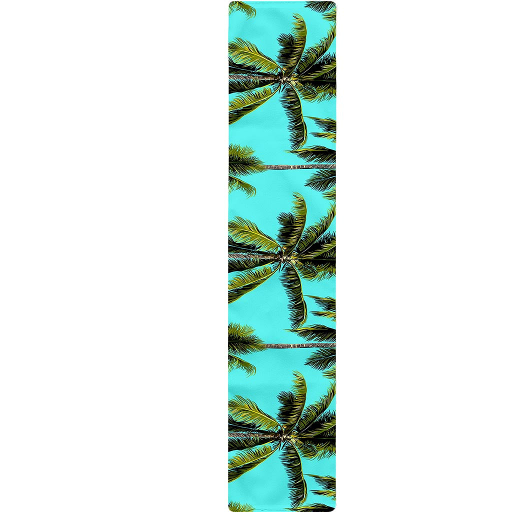 Tropical Palm Tree Pattern Print Table Runner