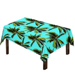 Tropical Palm Tree Pattern Print Tablecloth