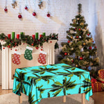 Tropical Palm Tree Pattern Print Tablecloth