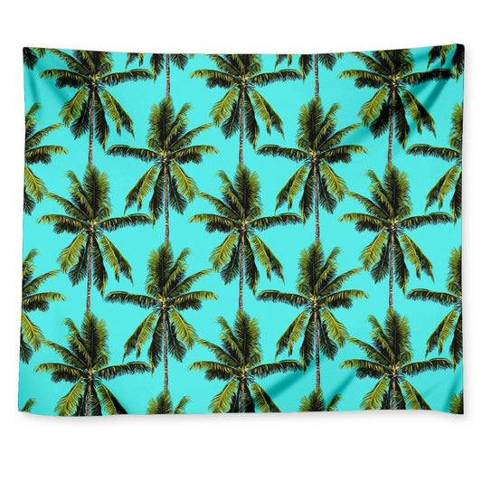 Tropical Palm Tree Pattern Print Tapestry