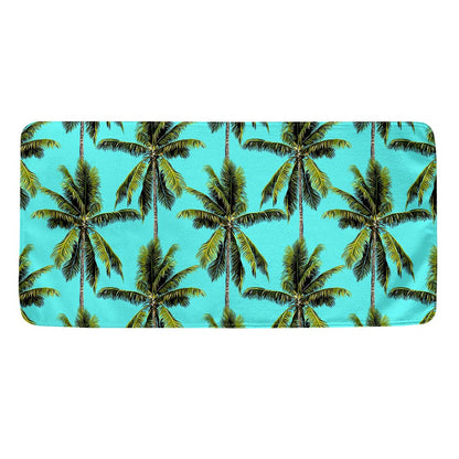 Tropical Palm Tree Pattern Print Towel