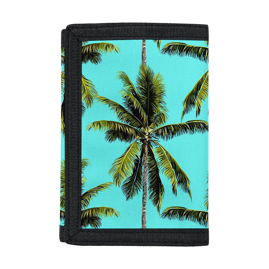 Tropical Palm Tree Pattern Print Trifold Wallet