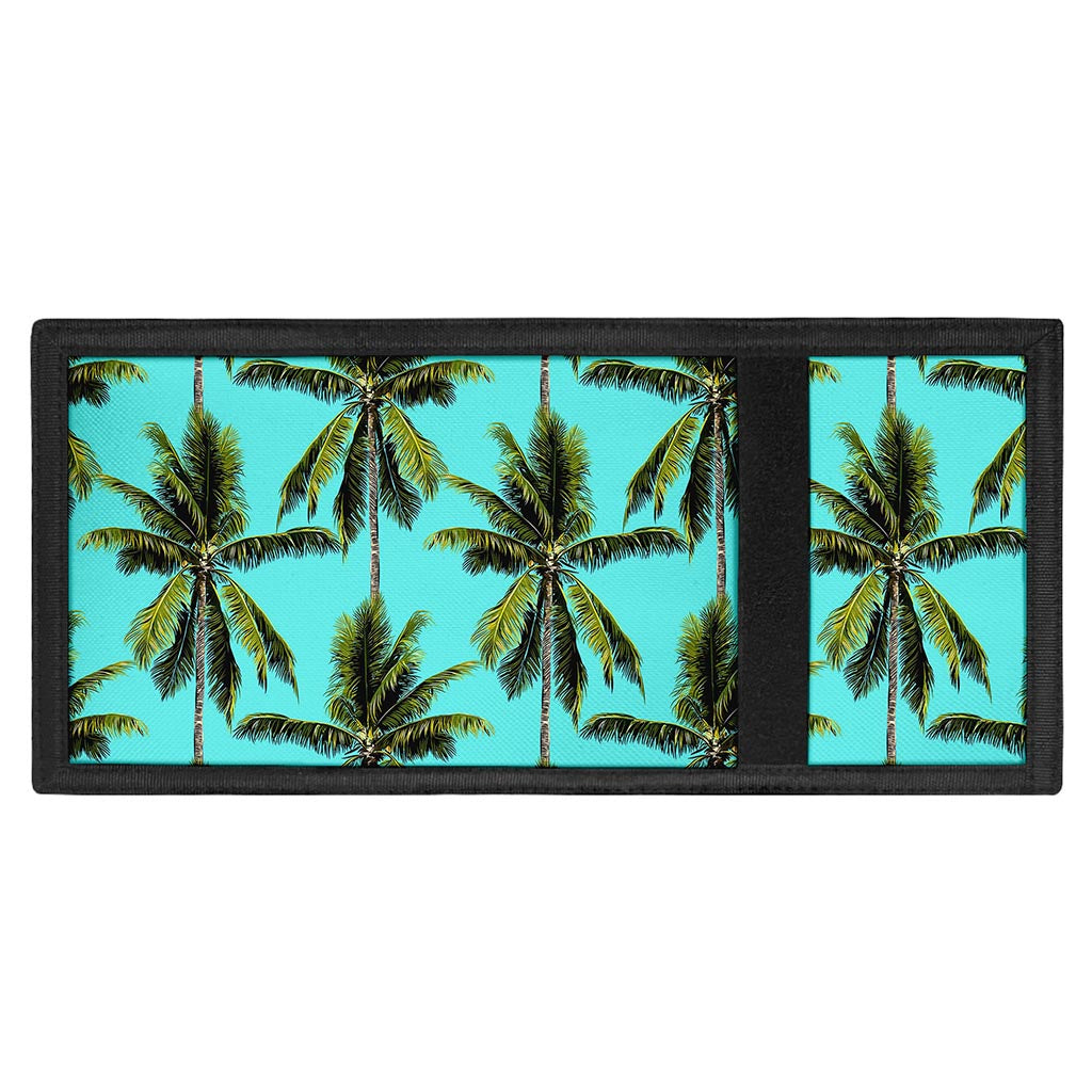 Tropical Palm Tree Pattern Print Trifold Wallet